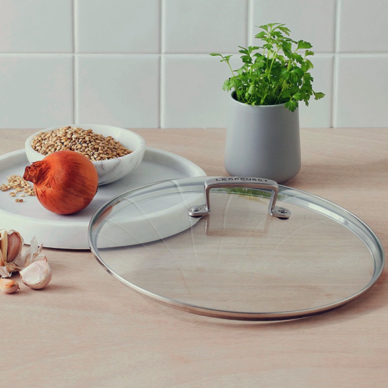 28CM HEAT RESISTANT GLASS LID