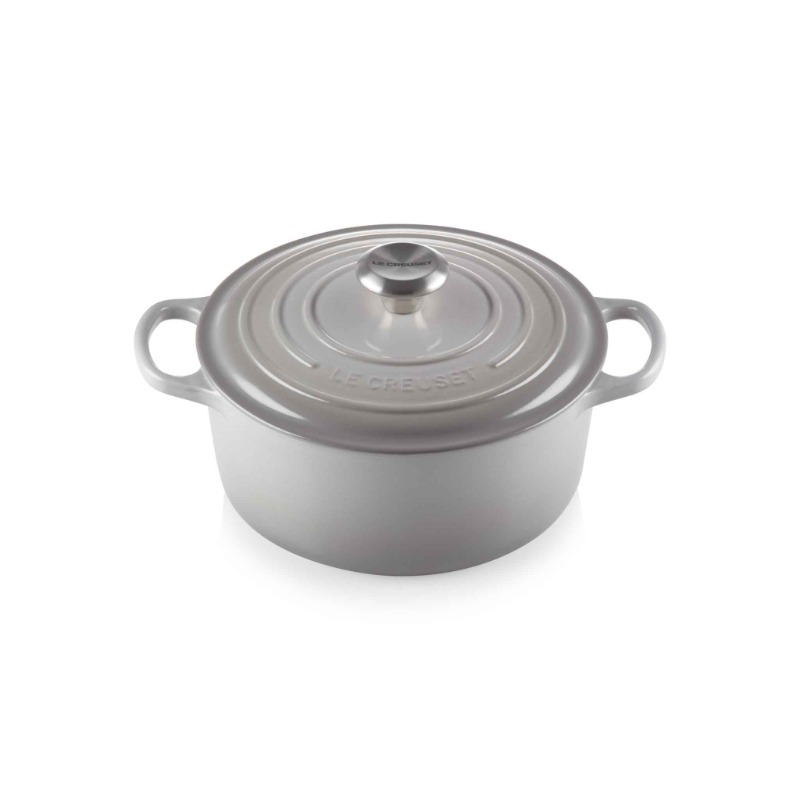 Le Creuset Signature Round Casserole 24cm Mist Grey