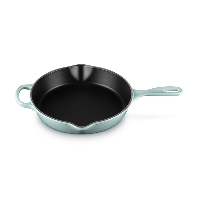 26cm CAST IRON DEEP SKILLET - SEA SALT