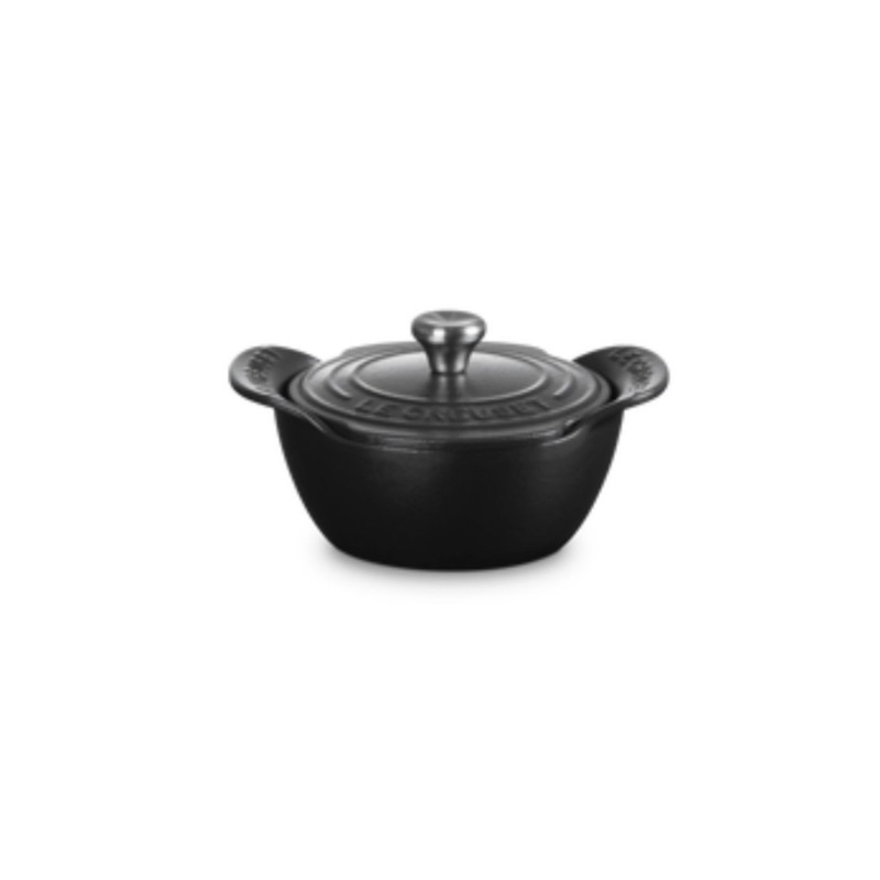 13cm Cast Iron Gourmand Mini Casseroles with Lids