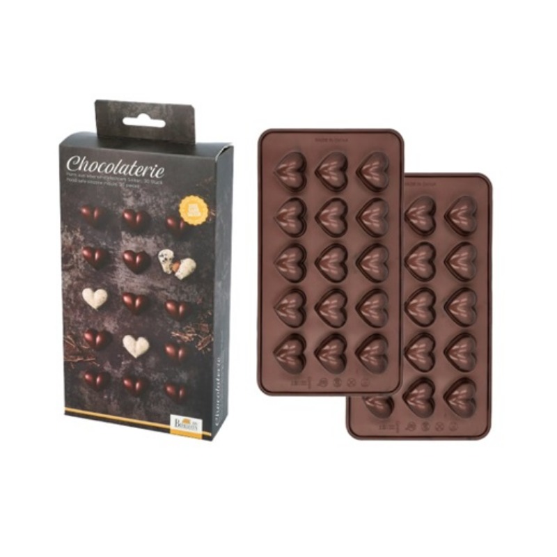 CHOCOLATERIE HEARTS SINGLE MOULD