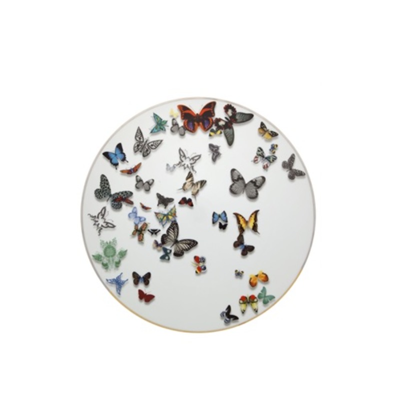 CHARGER PLATE LACROIX BUTTERFLY