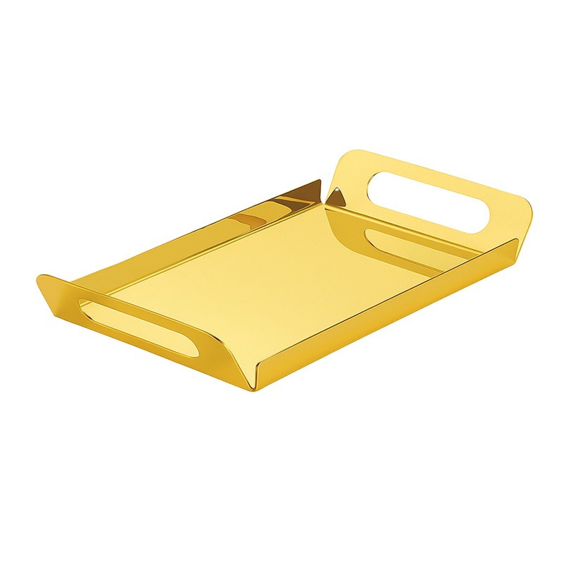 TRAY S/S GOLD PLATED
