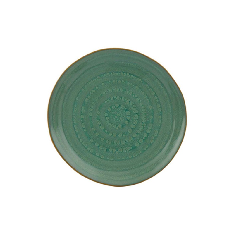 DESSERT PLATE 22 GEMSTONE JADE