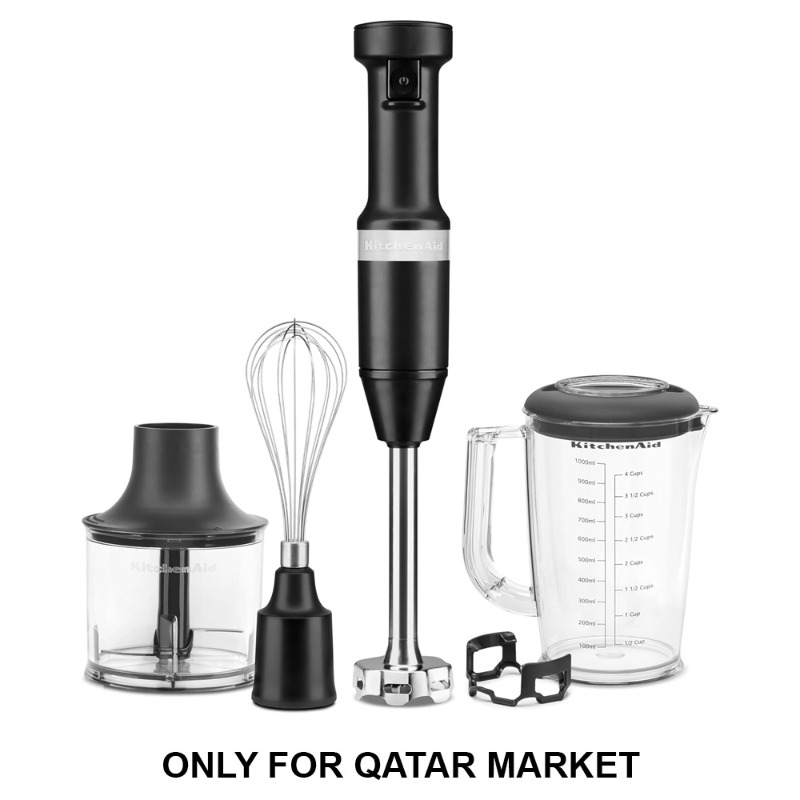 HAND BLENDER WITH ACCESSORIES - MATTE BLACK
