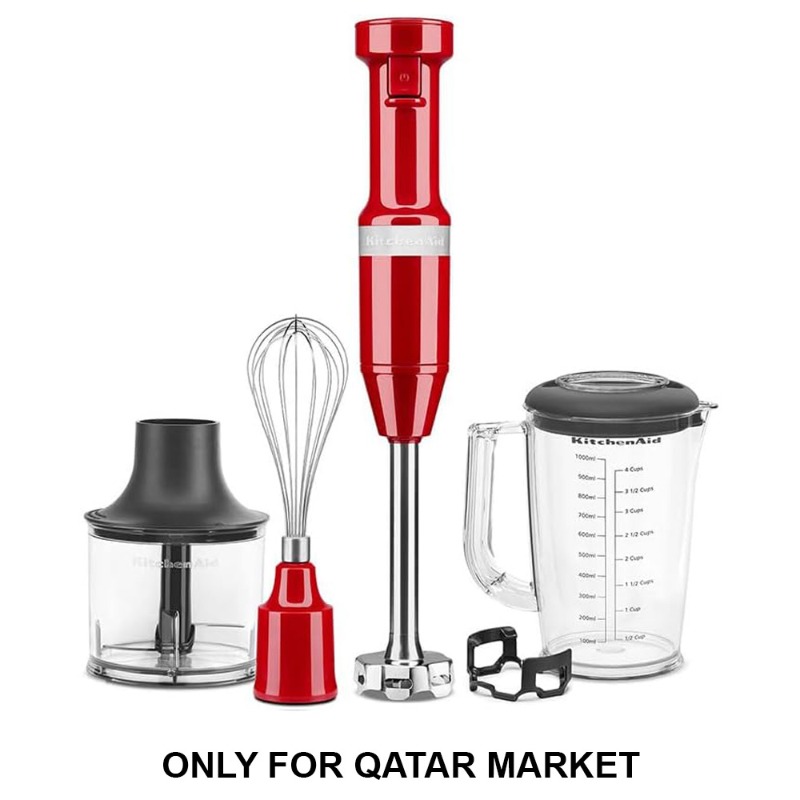 HAND BLENDER WITH ACCESSORIES - EMPIRE RED
