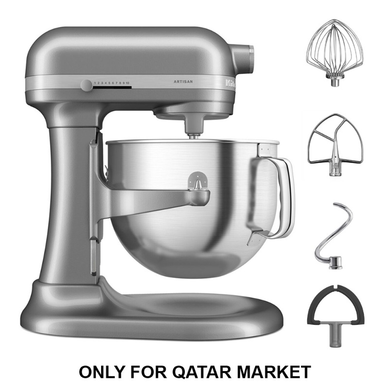 6.6L BOWL LIFT STAND MIXER - ARTISAN - CONTOUR SILVER