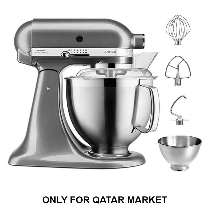 4.8L ARTISAN TILT-HEAD STAND MIXER PREMIUM - MEDALLION SILVER