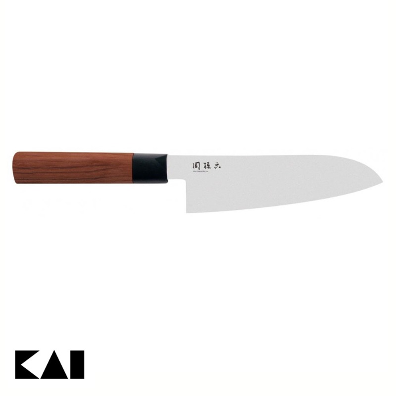 SEKIMAGOROKU REDWOOD PAKKA SANTOKU 6.75"