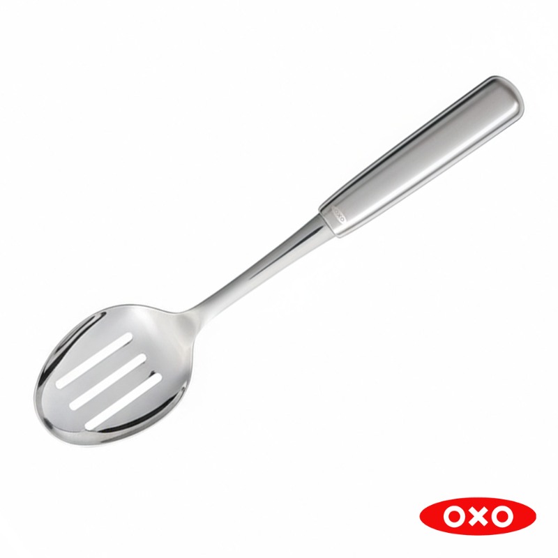 STEEL SLOTTED COOKING SPOON