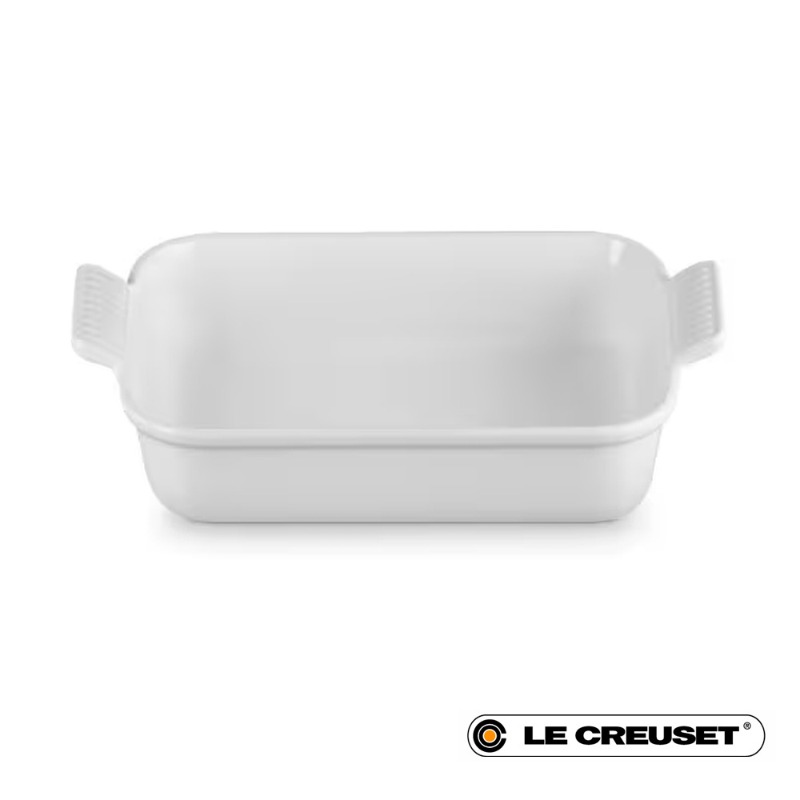 26CM HERITAGE RECTANGULAR BAKING DISH STONEWARE - WHITE