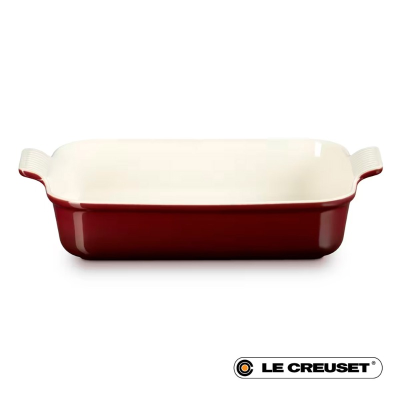 32CM HERITAGE RECTANGULAR BAKING DISH STONEWARE - GARNET