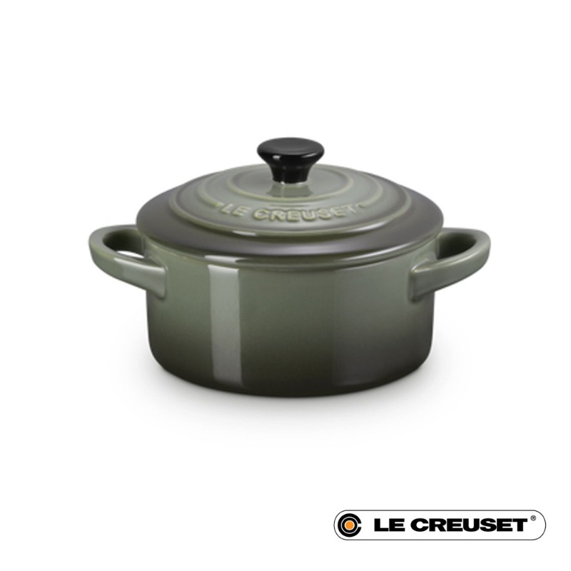 10CM STONEWARE MINI COCOTTE - THYME