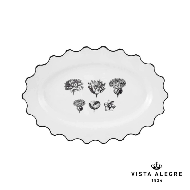SMALL OVAL PLATTER HERBARIAE