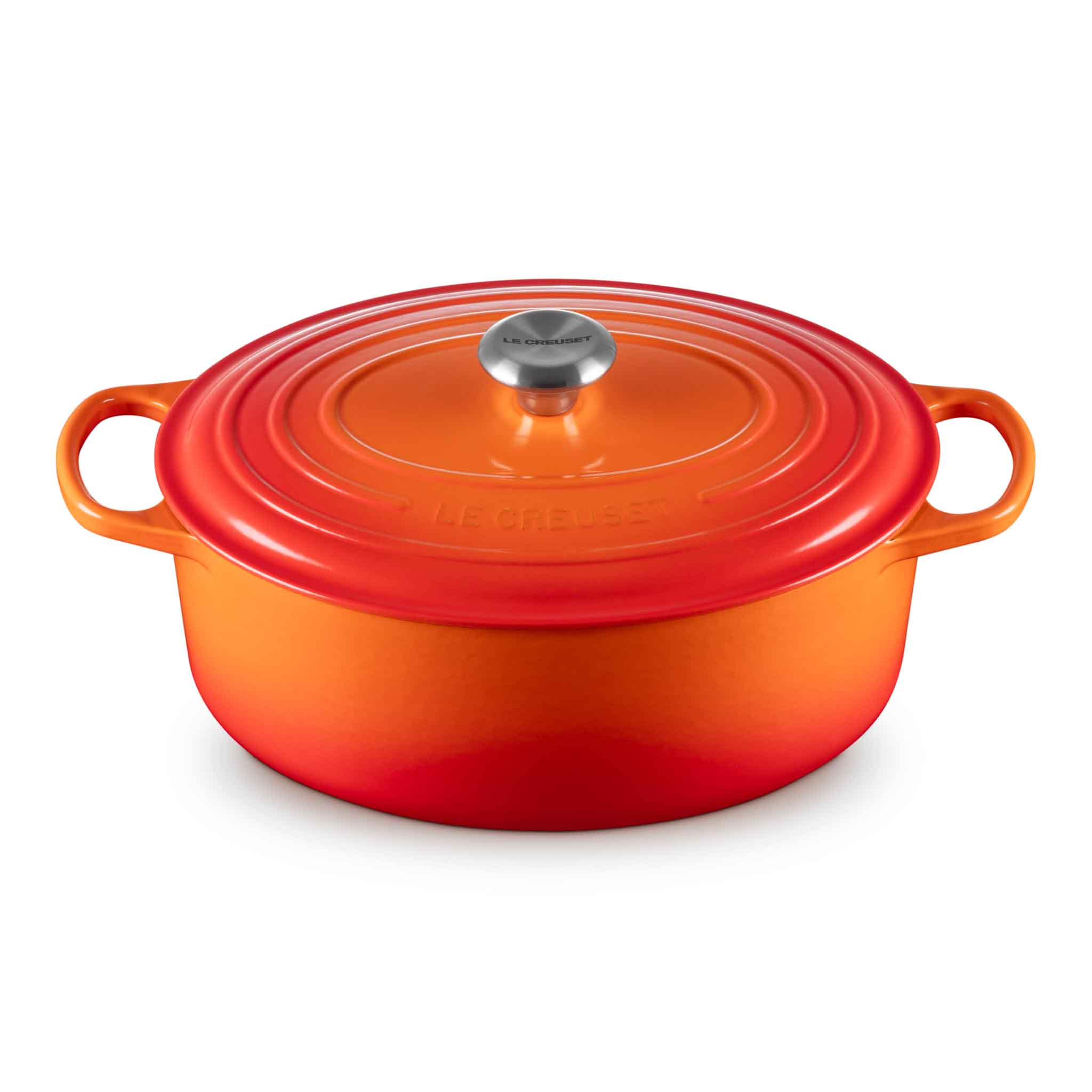 Le Creuset Signature Cast Iron Oval Casserole 31cm Volcanic