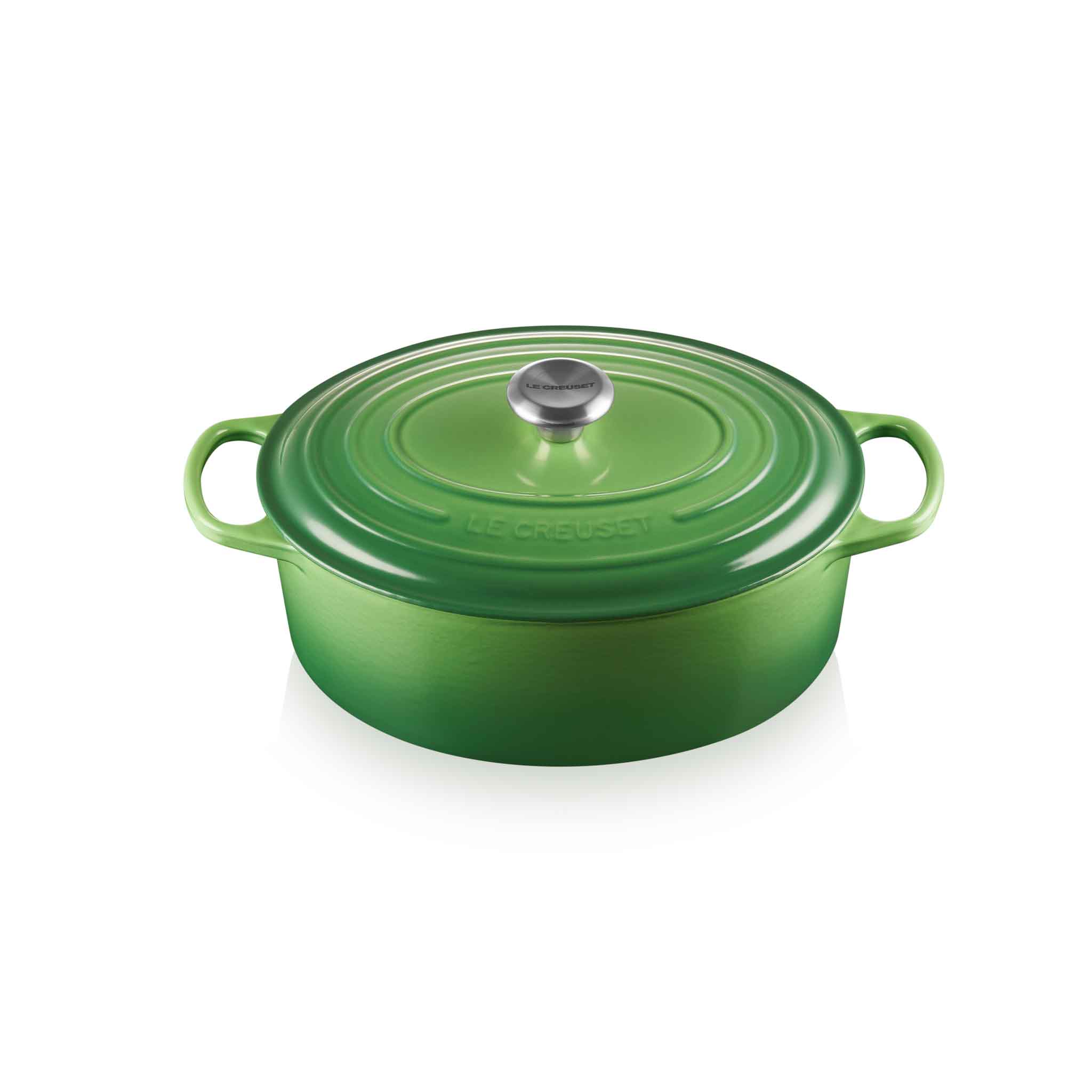 Le Creuset Signature Oval Casserole 31cm Bamboo