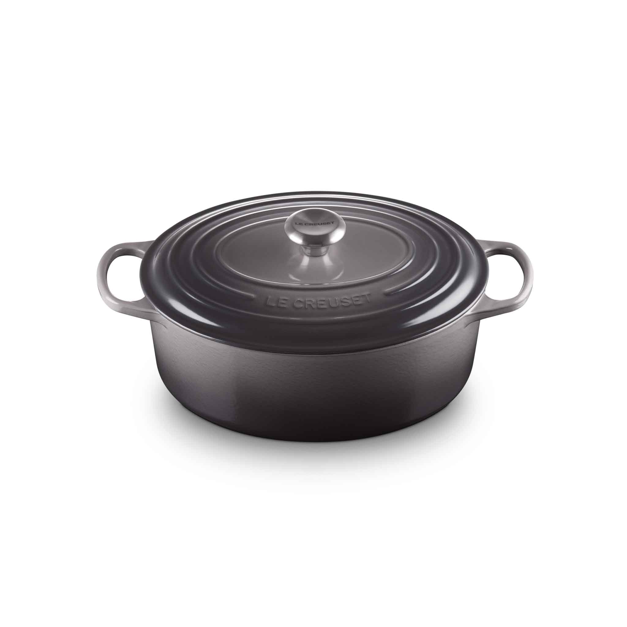 31cm CAST IRON ROUND CASSEROLE - FLINT