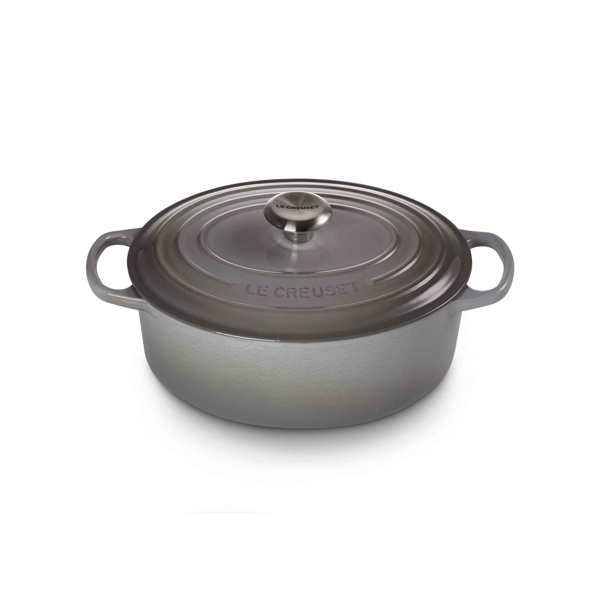 Le Creuset Signature Oval Casserole 31cm Mist Grey