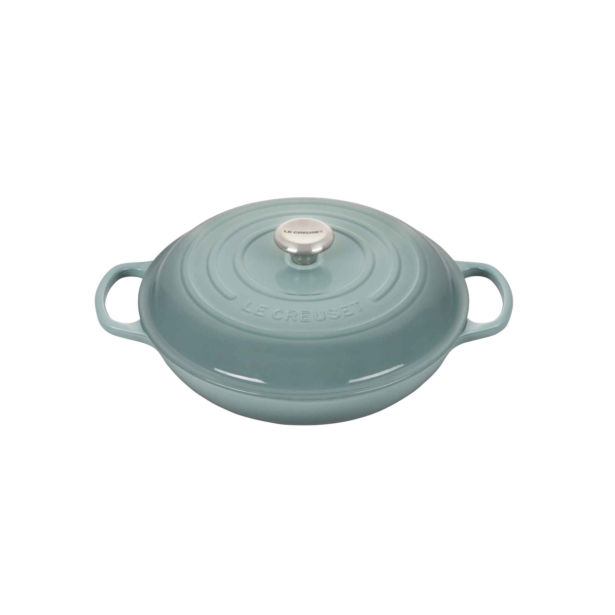 Le Creuset Signature Cast Iron Shallow Casserole 26cm Sea Salt