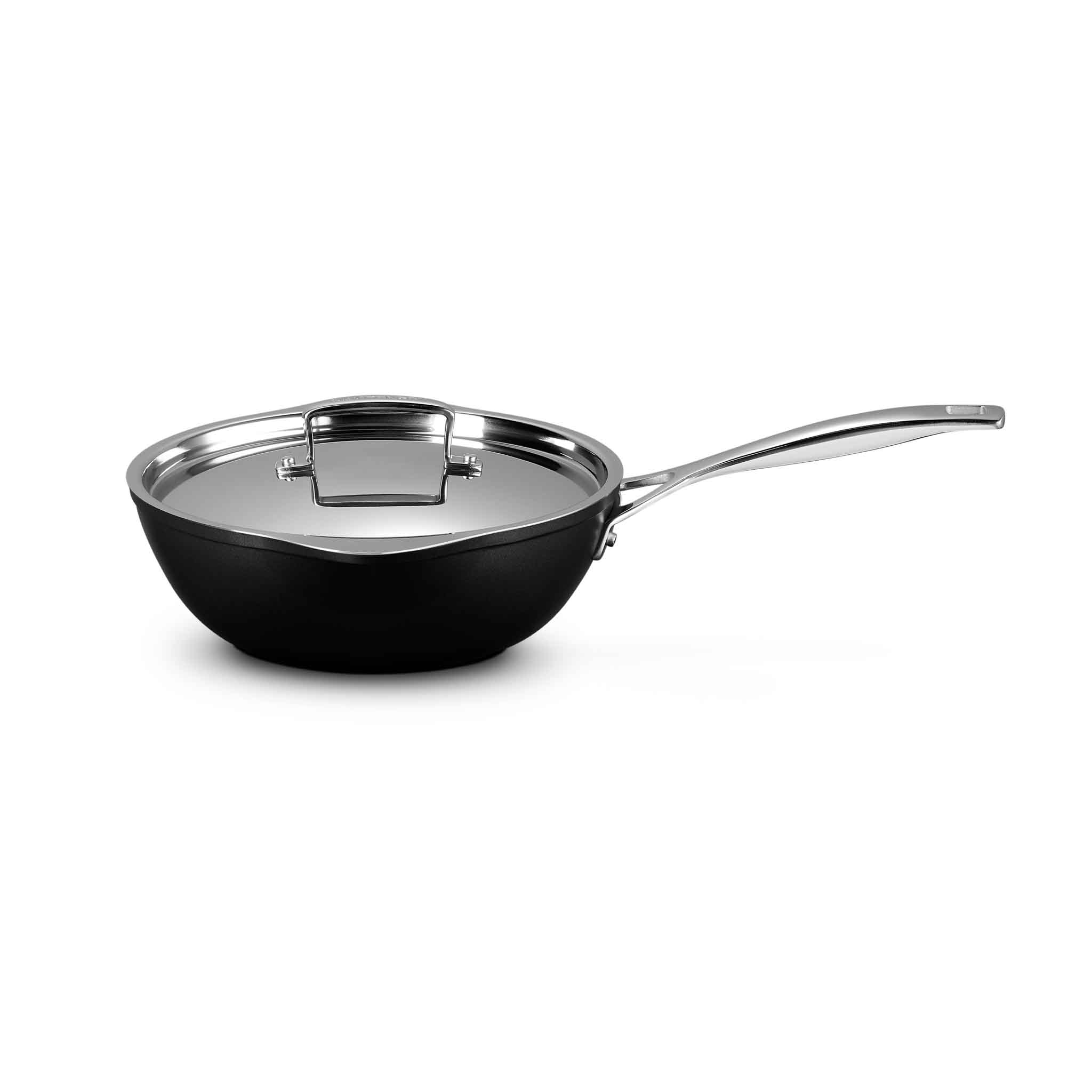 Le Creuset Toughened Non-Stick Chefs Pan with Pouring Spout 24cm