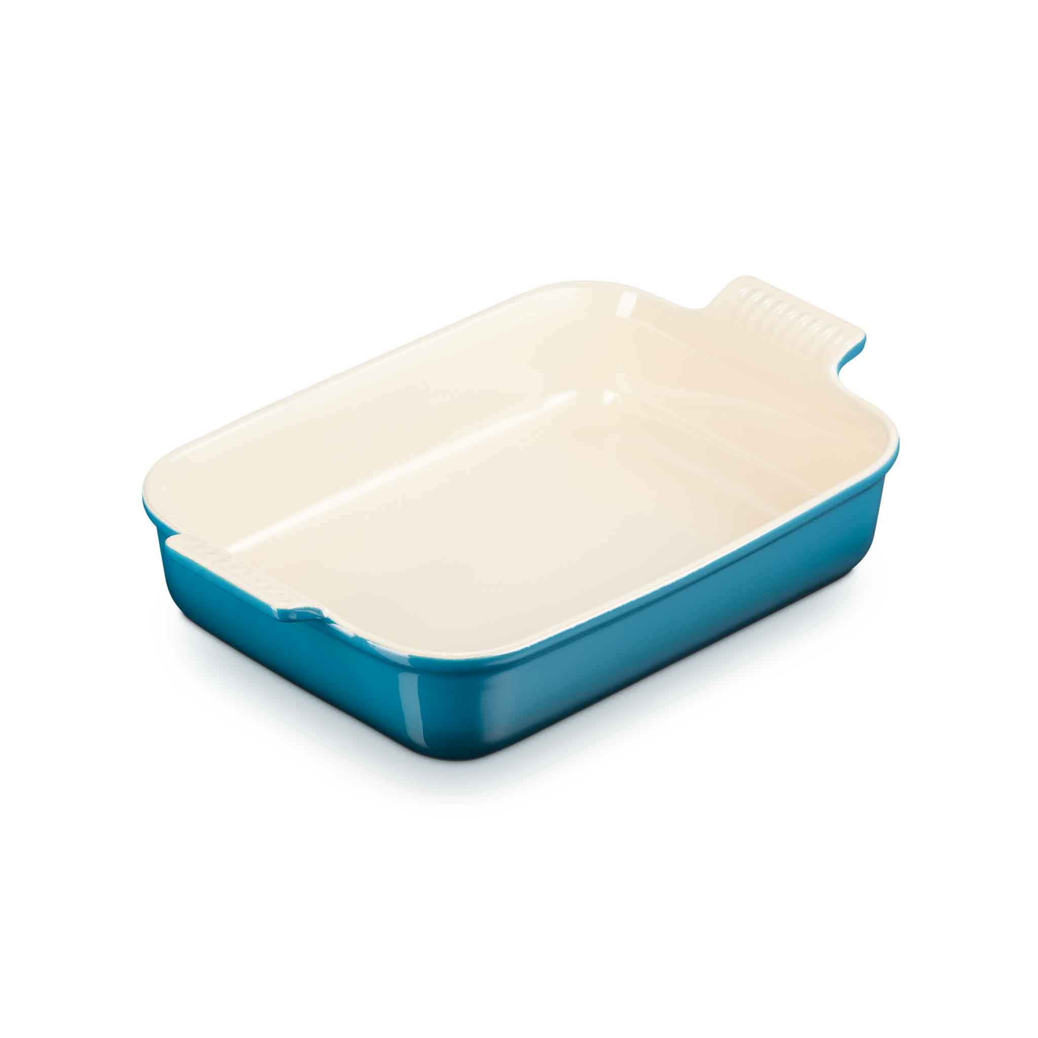 Le Creuset Stoneware Heritage Rectangular Dish 32cm Deep Teal
