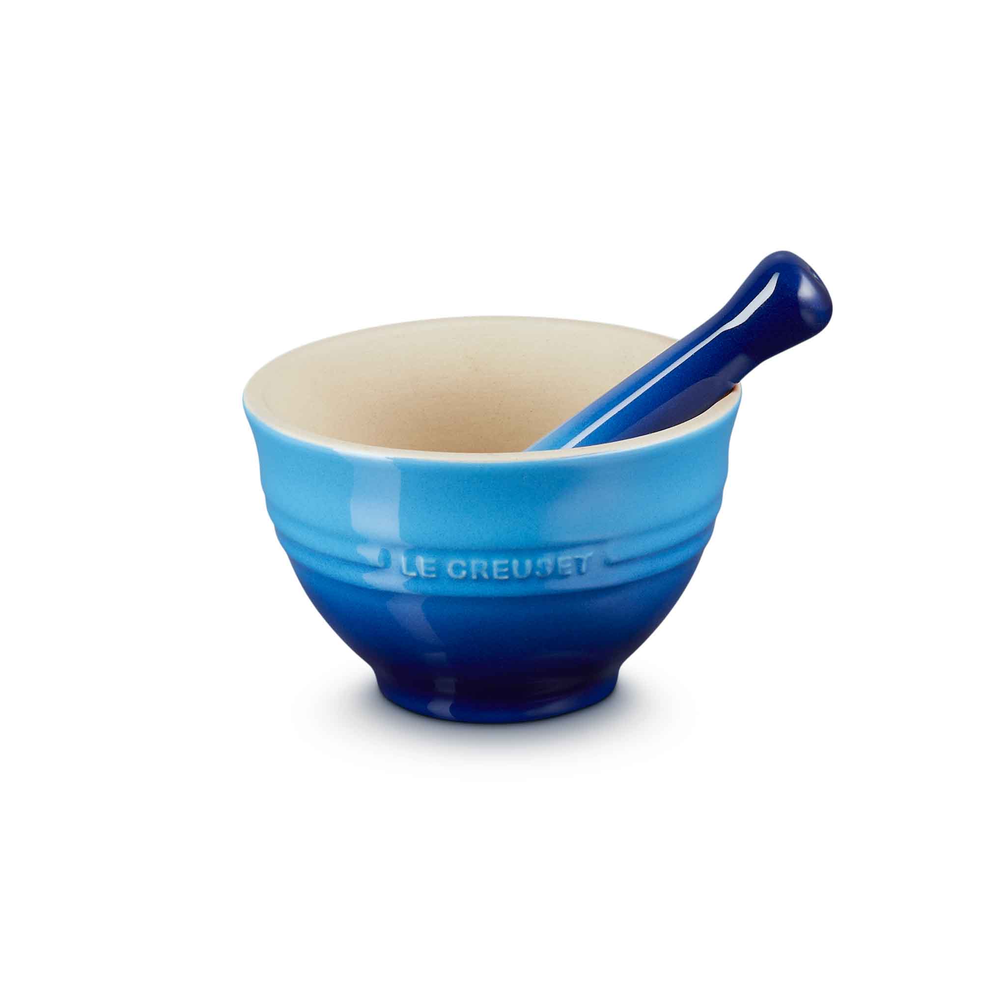 Le Creuset Stoneware Pestle & Mortar Azure