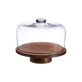 26cm City Dome & Walnut Stand