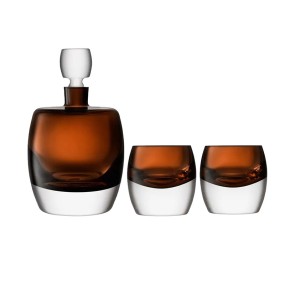 WHISKY CLUB WHISKY SET PEAT BROWN