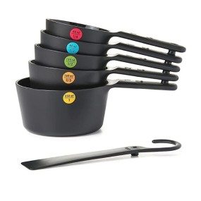 6 PC PLASTIC MEASURING CUPS
