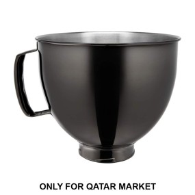 4.8L STAINLESS STEEL MIXING BOWL - MATTE BLACK