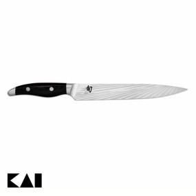 SHUN NAGARE BLACK SLICING KNIFE 9"