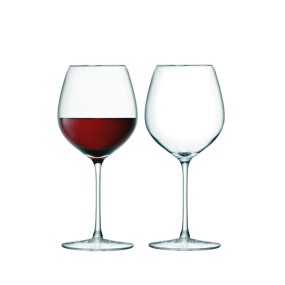 WINE RED WINE GLASS 400 ML CLEAR - SET OF 2