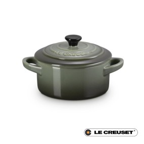10CM STONEWARE MINI COCOTTE - THYME