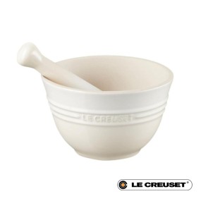 300ML STONEWARE MORTAR & PESTLE - MERINGUE