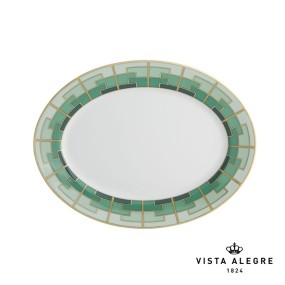 SMALL OVAL PLATE EMERALD