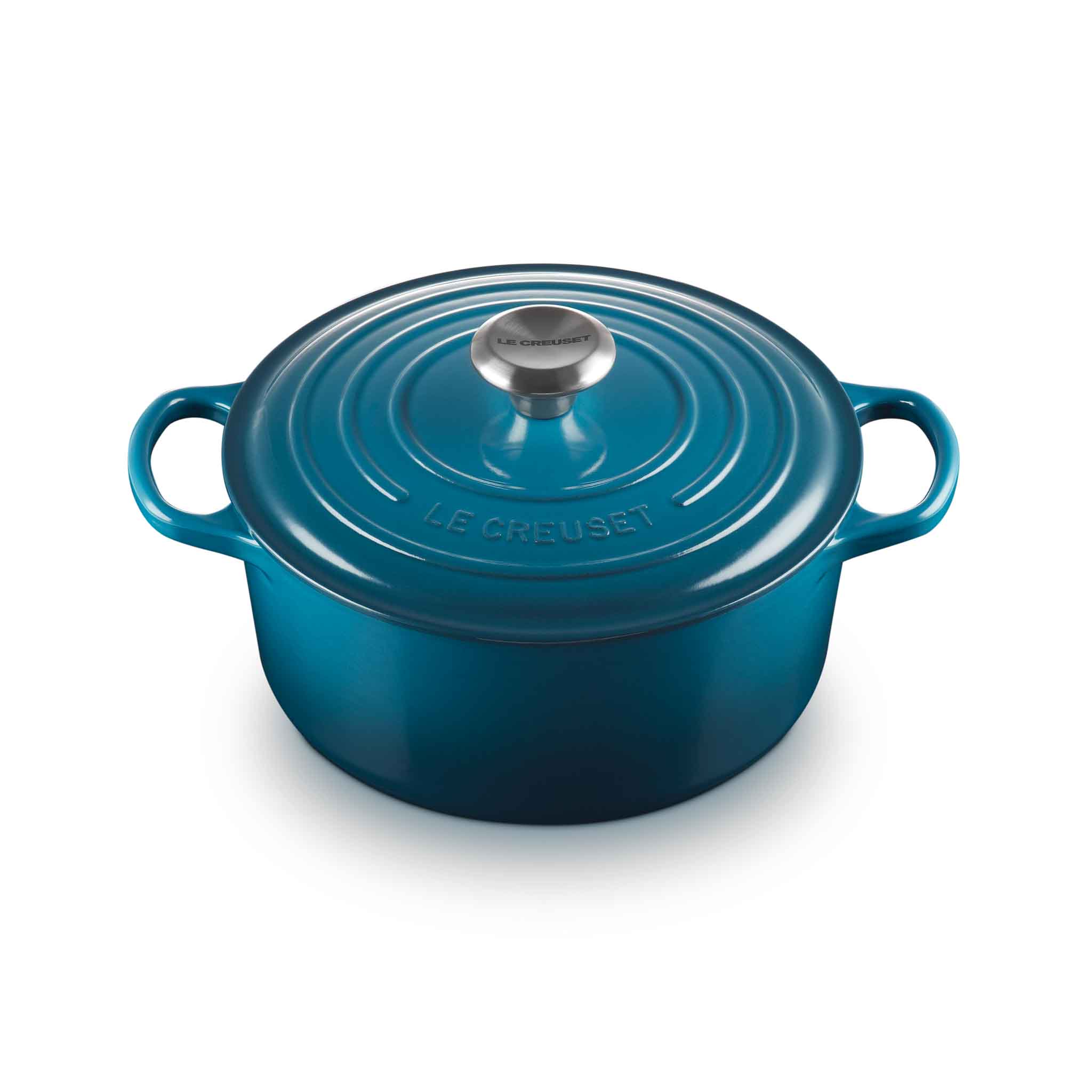 Le Creuset Signature Cast Iron Round Casserole 24c...